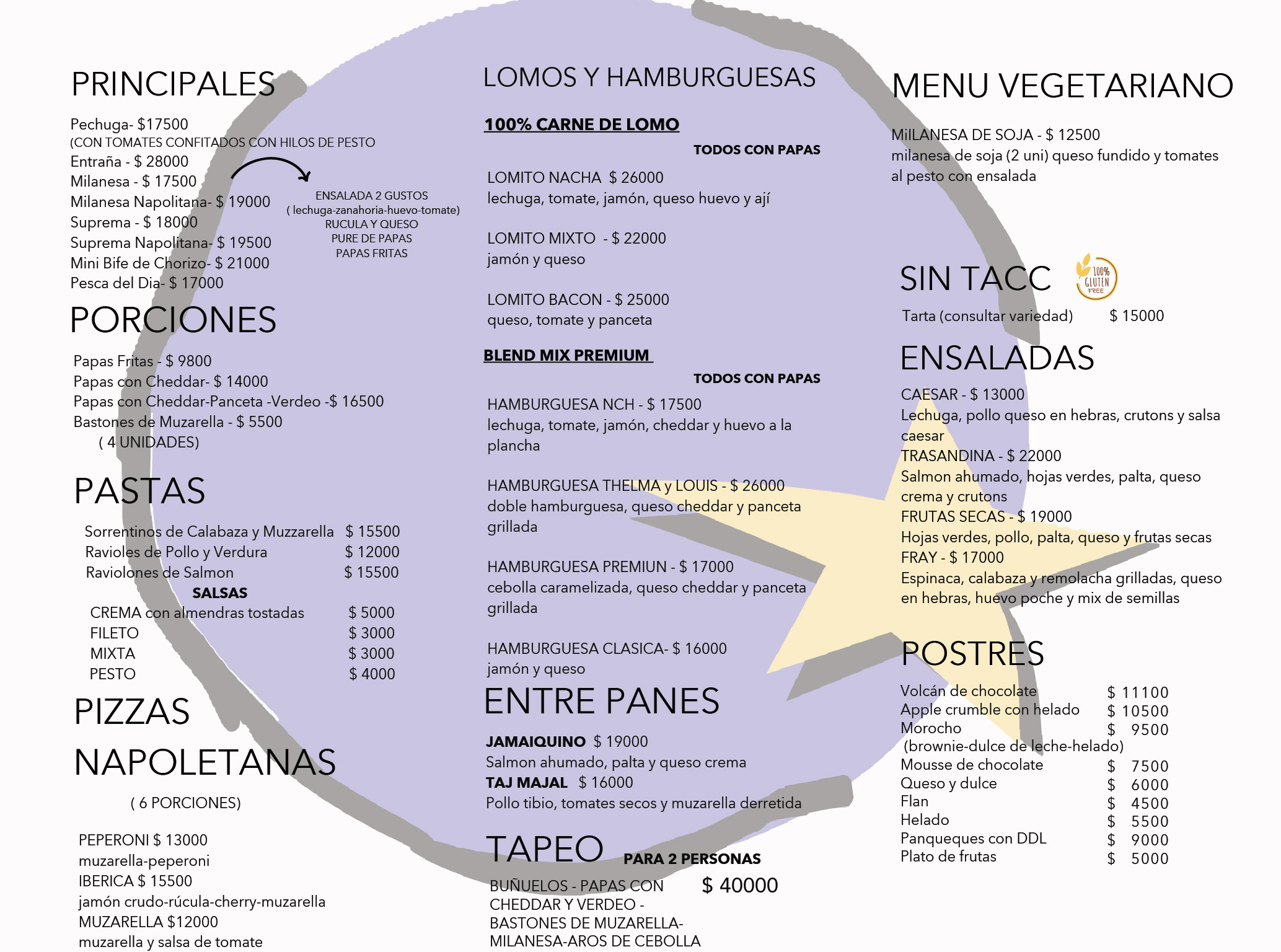 Nacha Menu